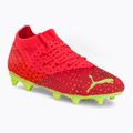 PUMA Future Z 3.4 FG/AG scarpe da calcio da bambino fiery coral/fizzy light/puma nero/salmon