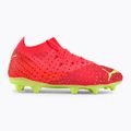 PUMA Future Z 3.4 FG/AG scarpe da calcio da bambino fiery coral/fizzy light/puma nero/salmon 2