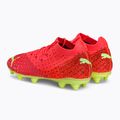 PUMA Future Z 3.4 FG/AG scarpe da calcio da bambino fiery coral/fizzy light/puma nero/salmon 3