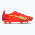 Scarpe da calcio PUMA Ultra Ultimate FG/AG da uomo, corallo infuocato/luce frizzante 2