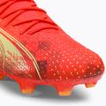 Scarpe da calcio PUMA Ultra Ultimate FG/AG da uomo, corallo infuocato/luce frizzante 7