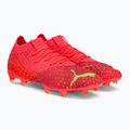 PUMA Future Z 3.4 FG/AG scarpe da calcio uomo fiery coral/fizzy light/puma nero/salmon 4