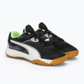 PUMA Solarflash Jr II scarpe da pallamano per bambini puma nero/puma bianco/fizzy light/gum 4