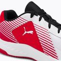 PUMA Varion scarpe da pallavolo per bambini puma bianco/puma nero/rosso alto rischio 9