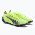 Scarpe da calcio PUMA Ultra Match MG da uomo, luce frizzante/parigina/blu 5