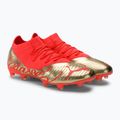 Scarpe da calcio da uomo PUMA Future Z 3.4 Neymar Jr. FG/AG corallo infuocato/oro 4