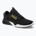 Scarpe da corsa da uomo PUMA Retaliate 2 nero/oro di squadra