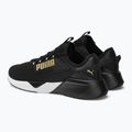 Scarpe da corsa da uomo PUMA Retaliate 2 nero/oro di squadra 3