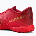 Scarpe da calcio PUMA Ultra Play TT da bambino corallo acceso/luce frizzante/puma nero 8