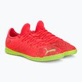 PUMA Future Z 4.4 IT scarpe da calcio per bambini corallo infuocato/luce frizzante/puma nero/salmone 4