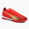 PUMA Ultra Match TT scarpe da calcio da uomo corallo infuocato/luce frizzante/puma nero