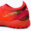 Scarpe da calcio PUMA Ultra Ultimate Cage da uomo, corallo infuocato/luce frizzante/puma nero 9