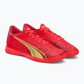 PUMA Ultra Play IT scarpe da calcio uomo corallo infuocato/fizzy light/puma nero 4