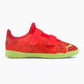 PUMA Future Z 4.4 IT V scarpe da calcio per bambini corallo infuocato/luce frizzante/puma nero/salmone 2