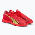 PUMA Ultra Play TT scarpe da calcio da uomo corallo infuocato/luce frizzante/puma nero 4