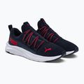 Scarpe da corsa da uomo PUMA Softride One4all peacoat/rosso ad alto rischio 4