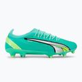 PUMA Ultra Ultimate FG/AG scarpe da calcio uomo electric peppermint/puma bianco/fast yellow 2