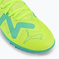 Scarpe da calcio PUMA Future Play TT giallo veloce/puma nero/elettrico menta piperita per bambini 7