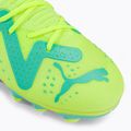 Scarpe da calcio PUMA Future Match FG/AG giallo veloce/puma nero/elettrico menta piperita per bambini 7