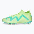 Scarpe da calcio PUMA Future Match FG/AG giallo veloce/puma nero/elettrico menta piperita per bambini 10