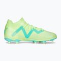Scarpe da calcio PUMA Future Match FG/AG giallo veloce/puma nero/elettrico menta piperita per bambini 11