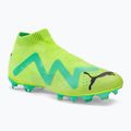Scarpe da calcio da uomo PUMA Future Match+ LL FG/AG giallo veloce/puma nero/elettrico menta piperita