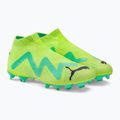 Scarpe da calcio da uomo PUMA Future Match+ LL FG/AG giallo veloce/puma nero/elettrico menta piperita 4