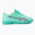 Scarpe da calcio PUMA Ultra Play TT da uomo, blu elettrico/puma bianco/giallo veloce 2