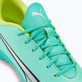 Scarpe da calcio PUMA Ultra Play TT da uomo, blu elettrico/puma bianco/giallo veloce 8