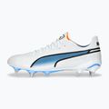 PUMA King Ultimate MXSG scarpe da calcio da uomo puma bianco/puma nero/blu glimmer/ultra orange 11