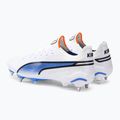 PUMA King Ultimate MXSG scarpe da calcio da uomo puma bianco/puma nero/blu glimmer/ultra orange 3
