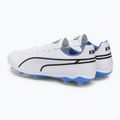 PUMA King Pro FG/AG scarpe da calcio uomo puma bianco/nero/blu glimmer/ultra orange 3