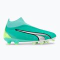 Scarpe da calcio da uomo PUMA Ultra Match+ LL FG/AG electric peppermint/puma bianco/fast yellow 2