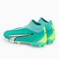 Scarpe da calcio da uomo PUMA Ultra Match+ LL FG/AG electric peppermint/puma bianco/fast yellow 3