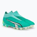 Scarpe da calcio da uomo PUMA Ultra Match+ LL FG/AG electric peppermint/puma bianco/fast yellow 4