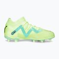 Scarpe da calcio per bambini PUMA Future Pro FG/AG giallo veloce/puma nero/elettrico menta piperita 11