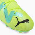 Scarpe da calcio per bambini PUMA Future Pro FG/AG giallo veloce/puma nero/elettrico menta piperita 7