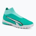 Scarpe da calcio uomo PUMA Ultra Match+ LL TT electric peppermint/puma white/fast yellow