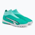 Scarpe da calcio uomo PUMA Ultra Match+ LL TT electric peppermint/puma white/fast yellow 5