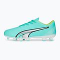 Scarpe da calcio PUMA Ultra Play FG/AG electric peppermint/puma white/fast yellow da bambino 10