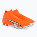 Scarpe da calcio PUMA uomo Ultra Match+ LL FG/AG ultra arancione/puma bianco/blu glimmer 4