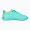 Scarpe da calcio PUMA Ultra Play TT electric peppermint/puma white/fast yellow per bambini 11