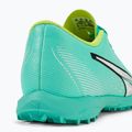 Scarpe da calcio PUMA Ultra Play TT electric peppermint/puma white/fast yellow per bambini 9