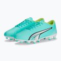 PUMA Ultra Play FG/AG scarpe da calcio uomo electric peppermint/puma bianco/fast yellow 9