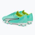 PUMA Ultra Play FG/AG scarpe da calcio uomo electric peppermint/puma bianco/fast yellow 3