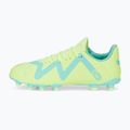 Scarpe da calcio per bambini PUMA Future Play FG/AG giallo veloce/puma nero/elettrico menta piperita 11