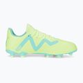 Scarpe da calcio per bambini PUMA Future Play FG/AG giallo veloce/puma nero/elettrico menta piperita 12