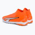Scarpe da calcio PUMA uomo Ultra Match+ LL TT ultra arancione/puma bianco/blu glimmer 3