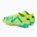 Scarpe da calcio da uomo PUMA Future Ultimate Low FG/AG giallo veloce/puma nero/elettrico menta piperita 3