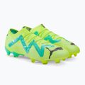 Scarpe da calcio da uomo PUMA Future Ultimate Low FG/AG giallo veloce/puma nero/elettrico menta piperita 4